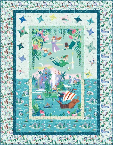 PREORDER - Forever Neverland - Panel Quilt Kit by Jill Howarth