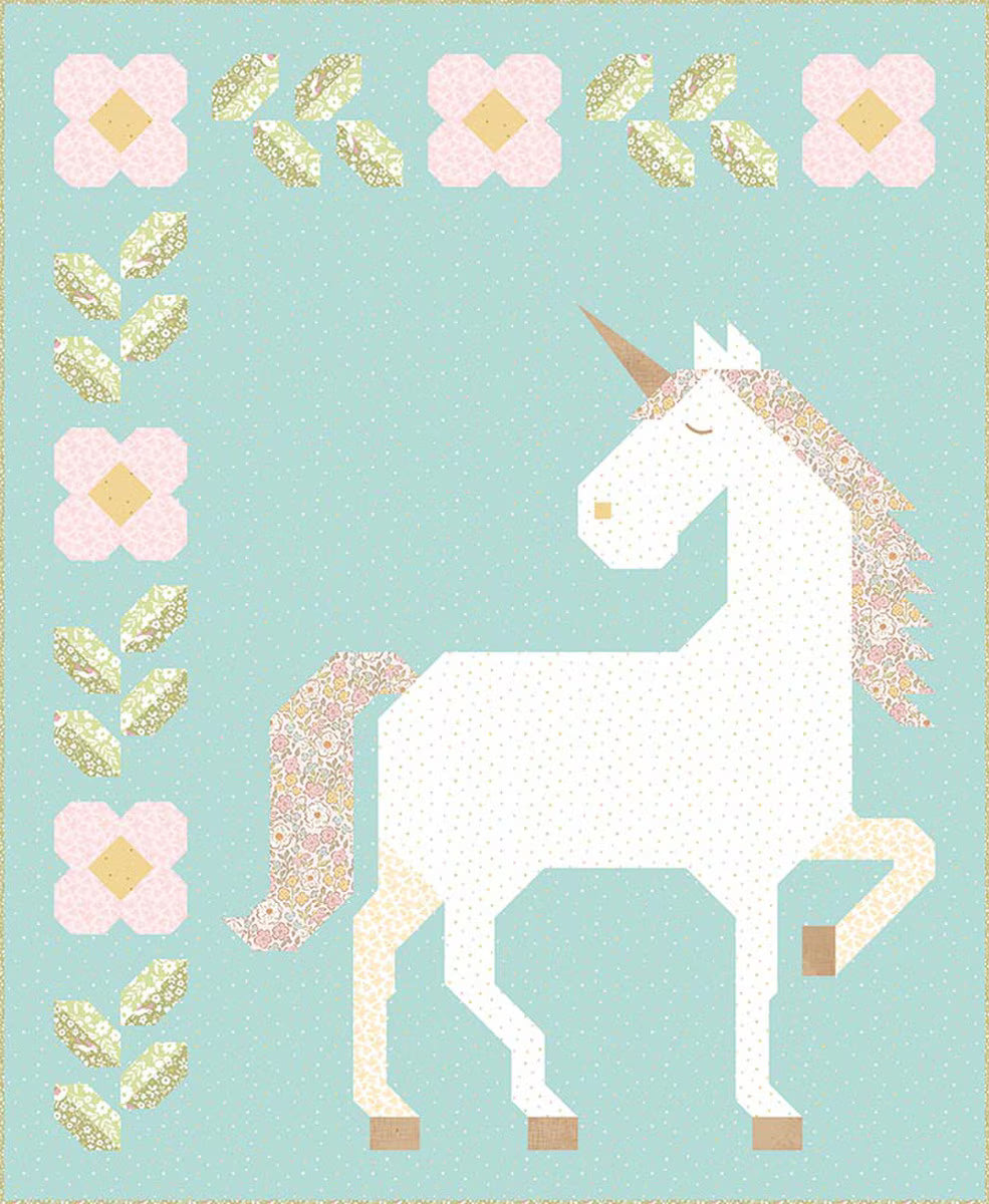 Unicorn Garden Quilt Kit (Preorder)