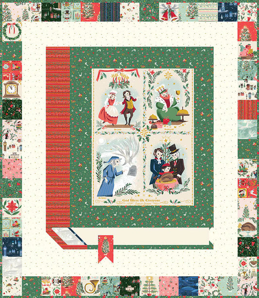 Carol - A Dicken's Christmas Panel Quilt Kit - Jill Howarth - KT-19050 (Preorder)