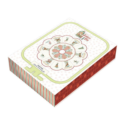 Machine Embroidery Santa's Fair Tree Skirt FABRIC ONLY Kit (Preorder)