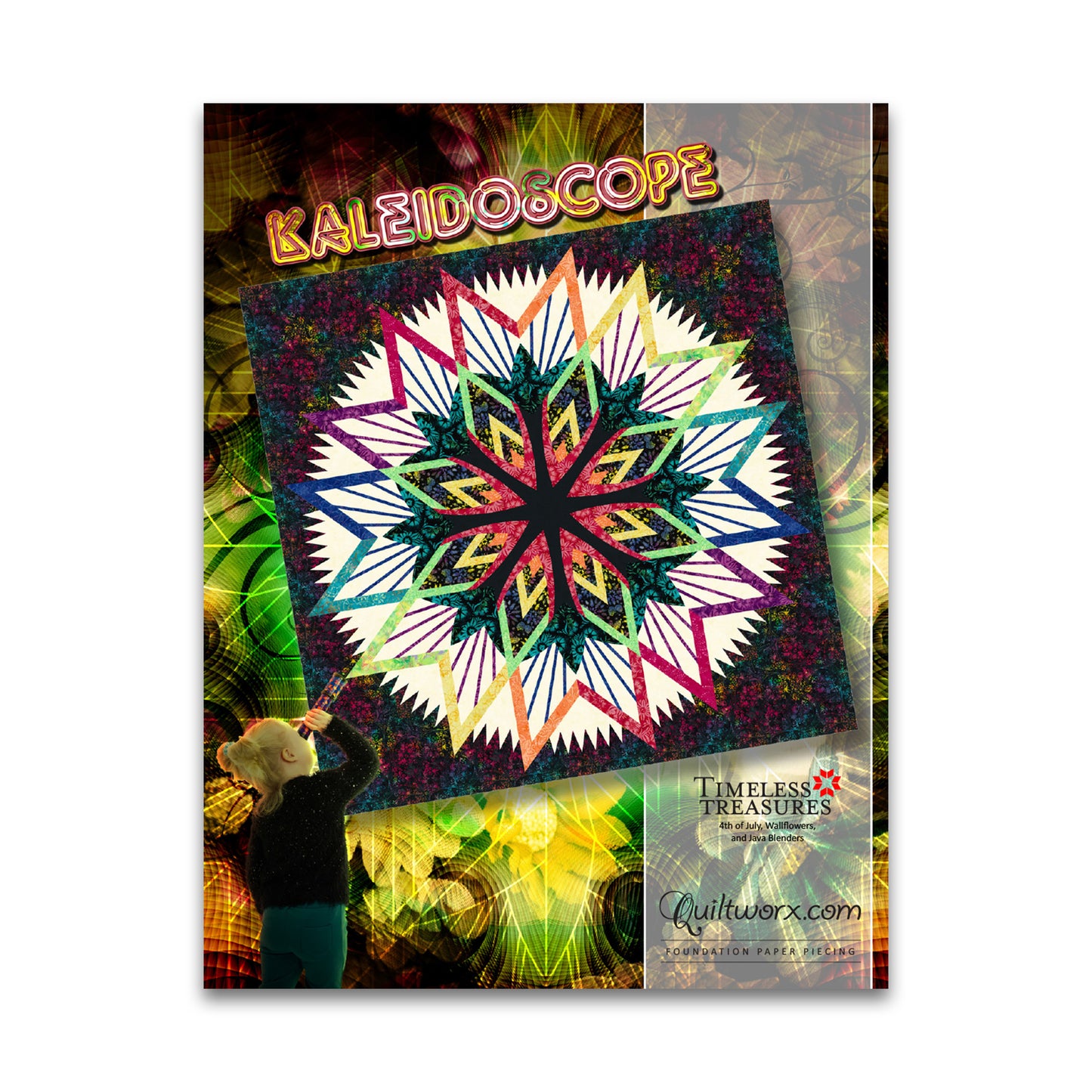 Kaleidoscope Quilt Pattern - Quiltworx - JNQ00257P1