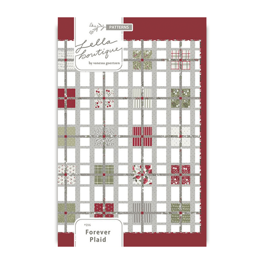 Forever Plaid Quilt Pattern - Lella Boutique - LB 216 - Printed Pattern