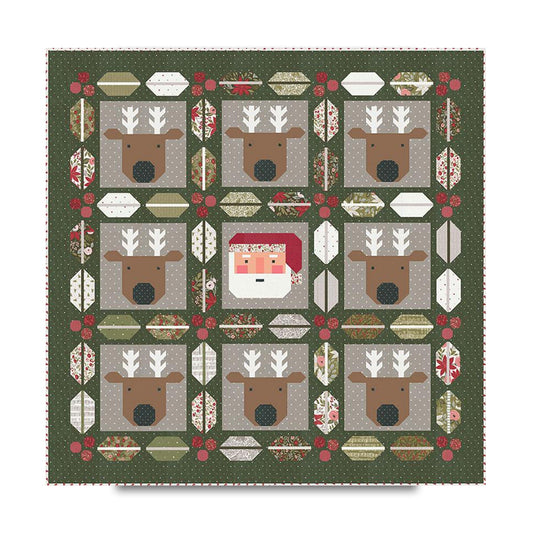 Christmas Crew Quilt Pattern - Lella Boutique - LB 242 - Printed Pattern