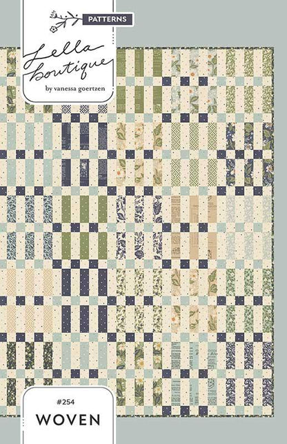 Woven Quilt Pattern - Lella Boutique - LB 254 - Printed Pattern