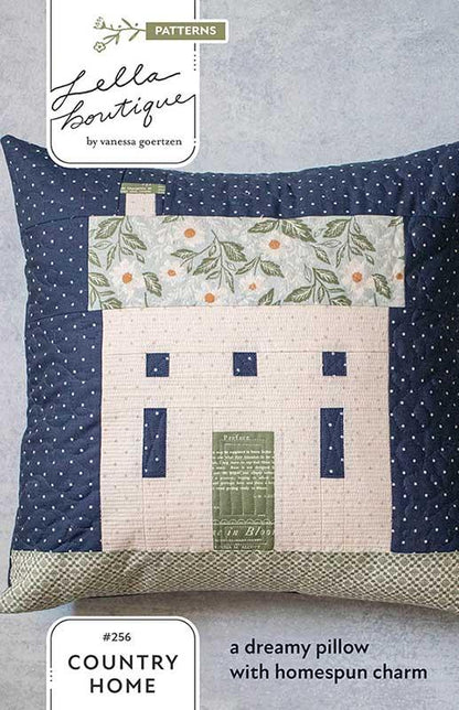 Country Home Pillow Pattern - Lella Boutique - LB 256 - Printed Pattern