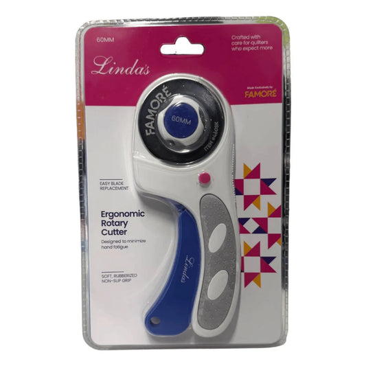 Famore - Linda's 60mm Ergonomic Rotary Cutter (Preorder)