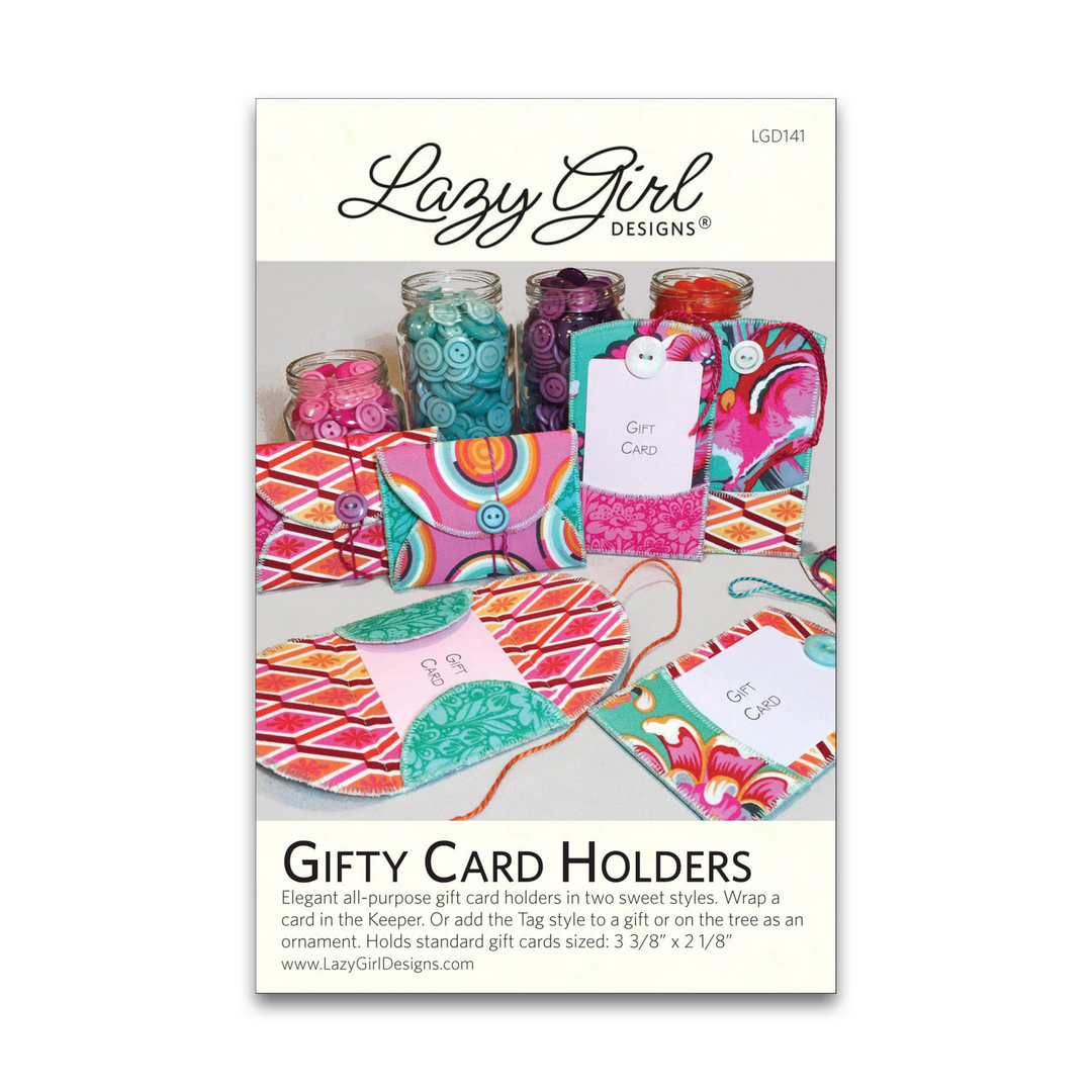 Gifty Card Holders - Paper Pattern - Lazy Girl Designs - LGD141