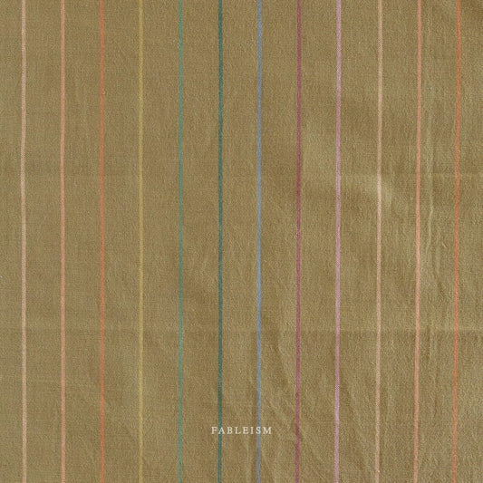Skinny Stripe in Clover fabric, part of the Lucky Loom fabric collection. (SKU: LL-03-SKS-CLOVER)