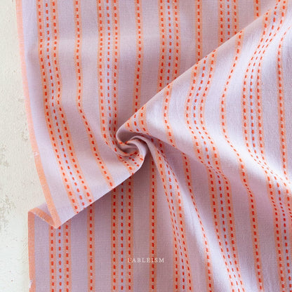 Lucky Loom - Stitch Stripe in Lavender - LL-07-SSP-LAVENDER - Half Yard (Preorder)