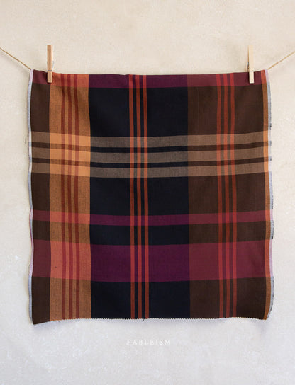 Lumiere - House Dress in Mahogany - Fableism Supply Co - LMR55-02-MAHOGANY - Half Yard
