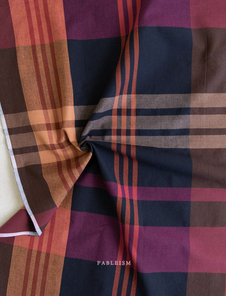 Lumiere - House Dress in Mahogany - Fableism Supply Co - LMR55-02-MAHOGANY - Half Yard