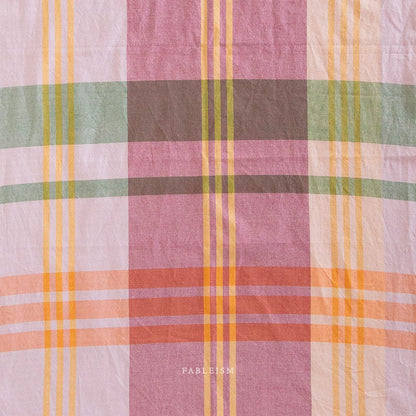 House Dress in Amaranth Fields fabric, part of the Lumiére fabric collection. (SKU: LMR55-02-AMARANTH-FIELDS)