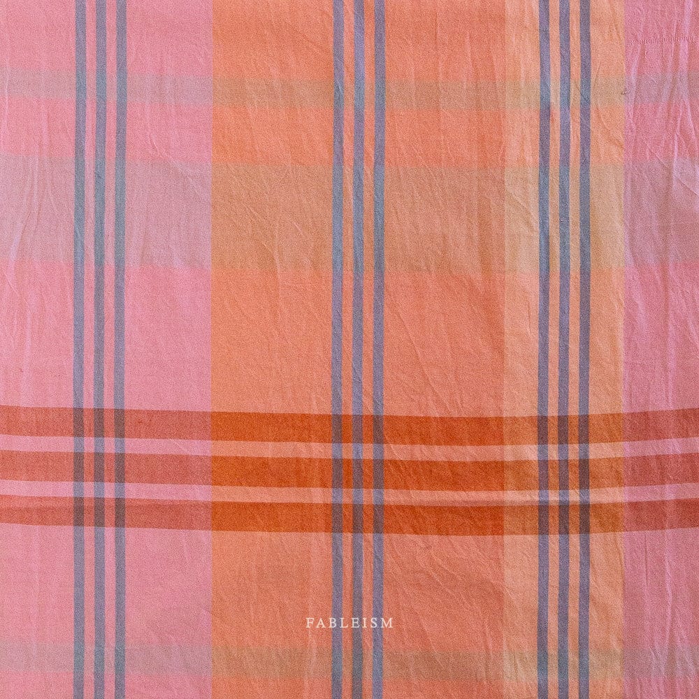 House Dress in Fairweather fabric, part of the Lumiére fabric collection. (SKU: LMR55-02-FAIRWEATHER)