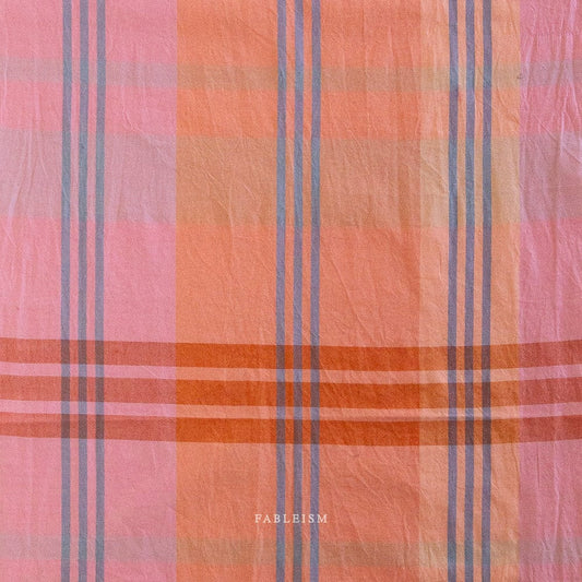 House Dress in Fairweather fabric, part of the Lumiére fabric collection. (SKU: LMR55-02-FAIRWEATHER)