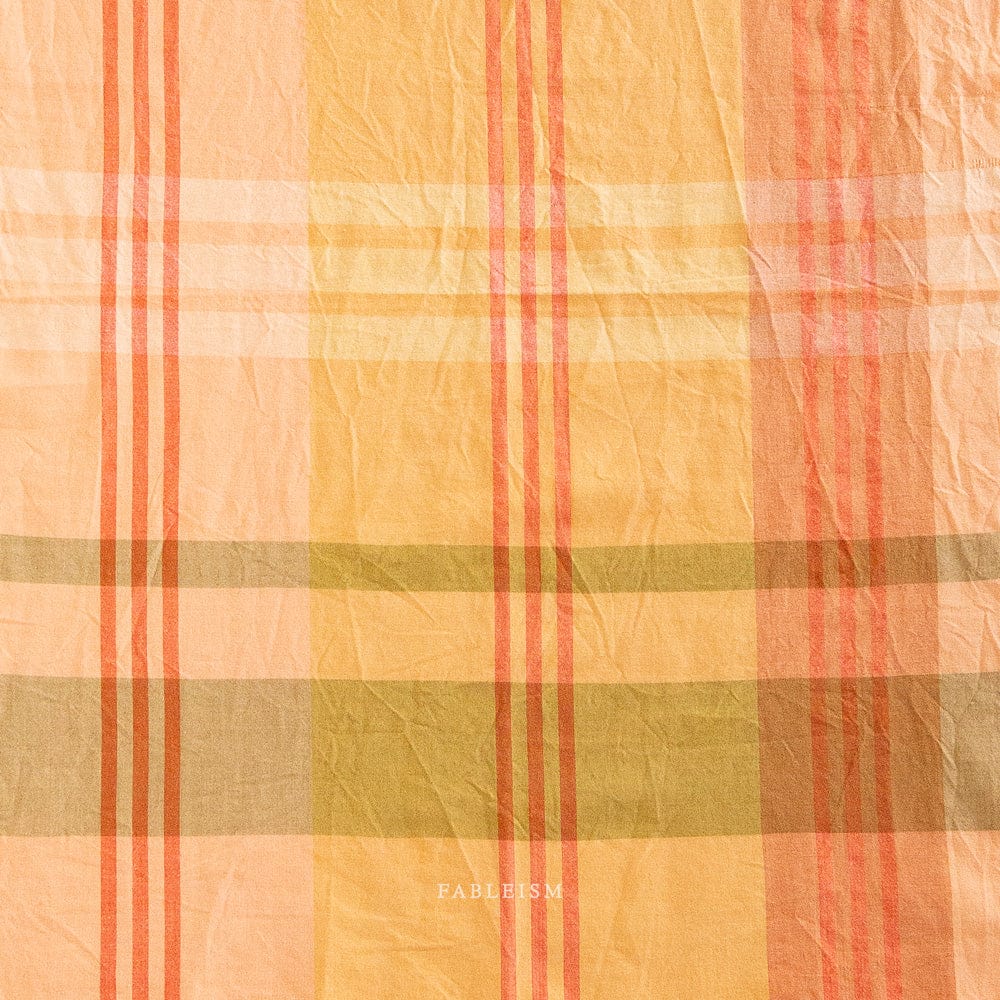 House Dress in Retrograde fabric, part of the Lumiére fabric collection. (SKU: LMR55-02-RETROGRADE)