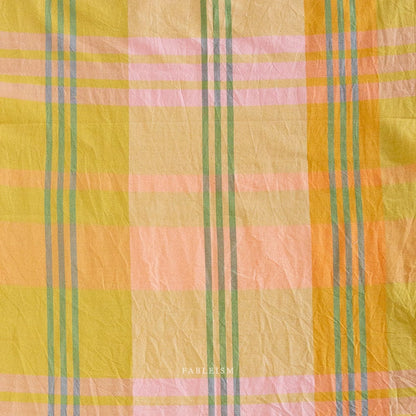 House Dress in sweet pea quilting fabric, part of the Lumiére fabric collection. (SKU: LMR55-02-SWEET-PEA)