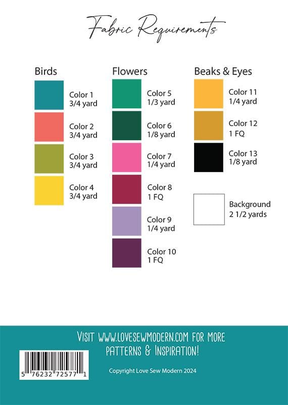 Apparrotly It's a Party Quilt Pattern - Erin Grogan - LSM 115 - Printed Pattern