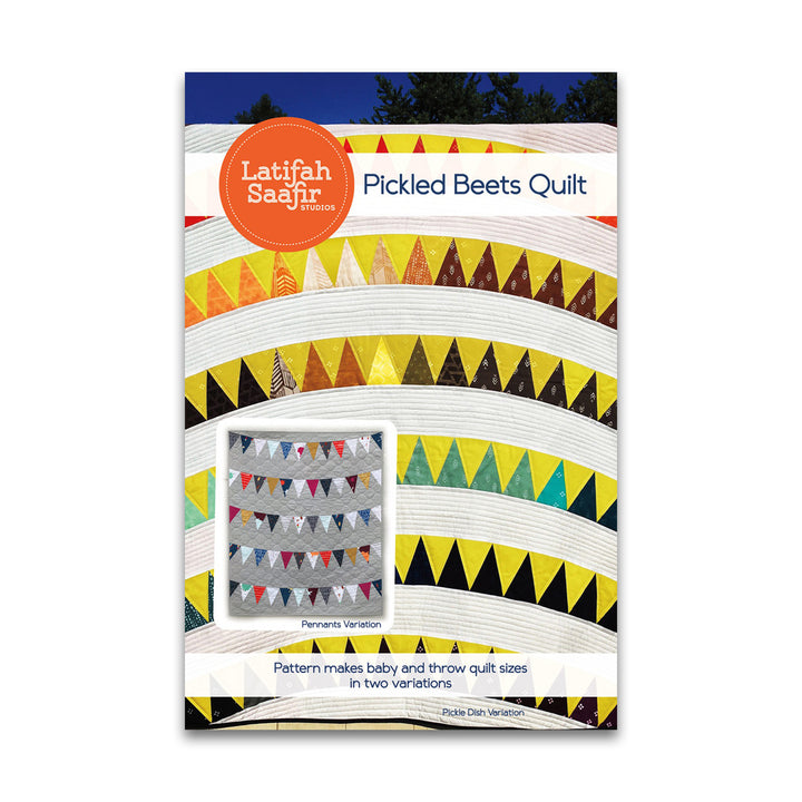 Pickled Beets - Quilt Pattern -  Latifah Saafir Studios - Printed Pattern