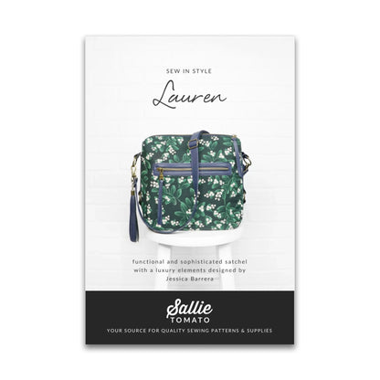 Lauren - Printed Pattern - Sallie Tomato - LST152