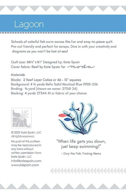 Lagoon - Kate Spain - KS 2501 - Printed Pattern