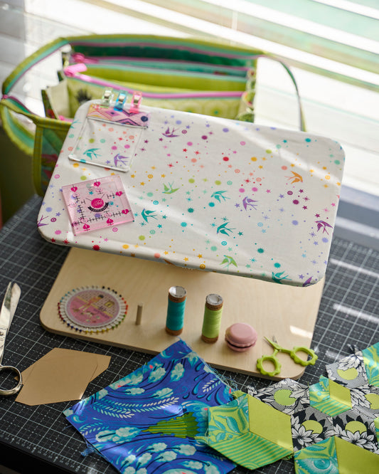 The Lap App™ - Tula Pink Fairy Dust with Ribbon (Pink Door Exclusive)