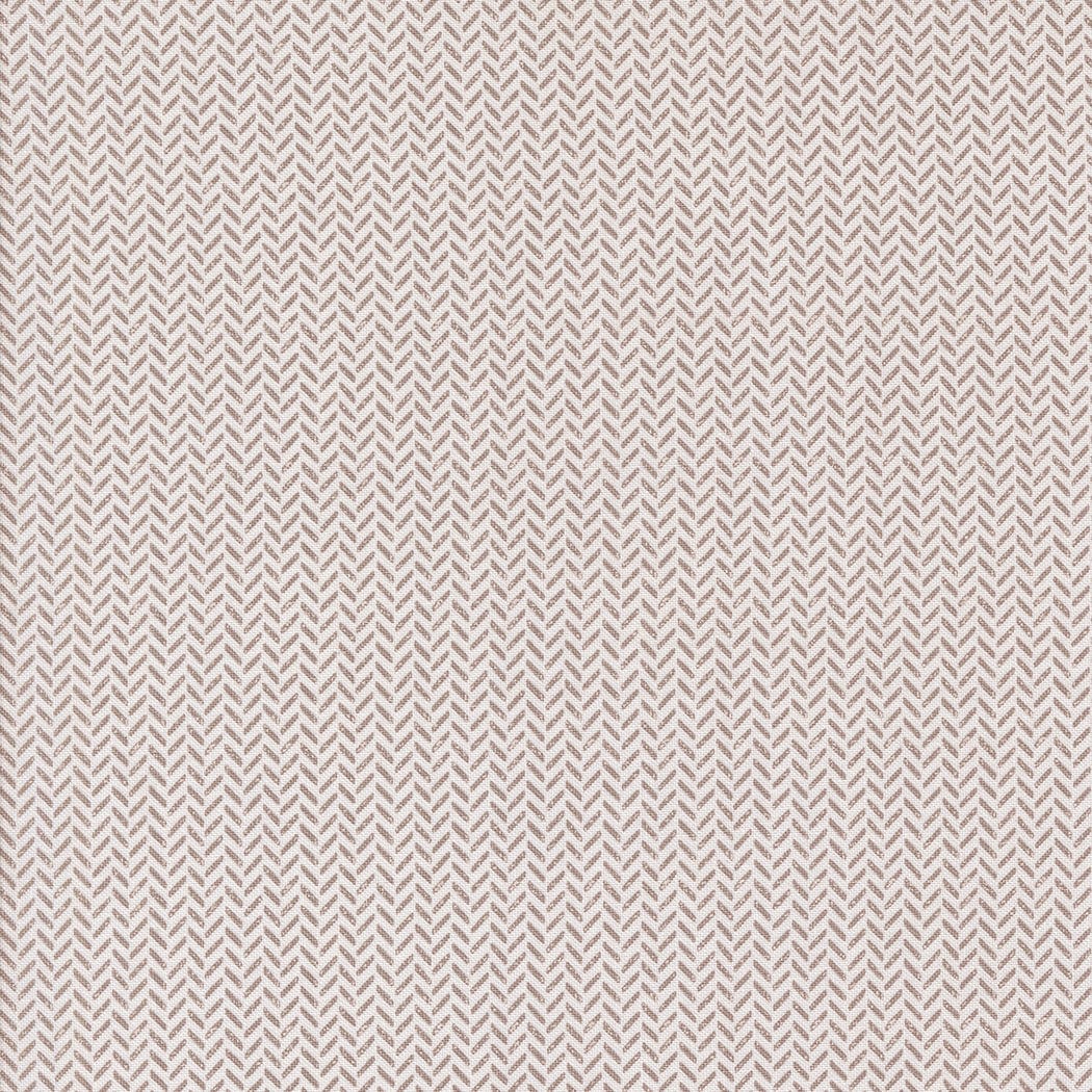 Yule Herringbone in Snow quilting fabric, part of the Berry & Pine fabric collection by Lella Boutique (SKU: 5246 11)