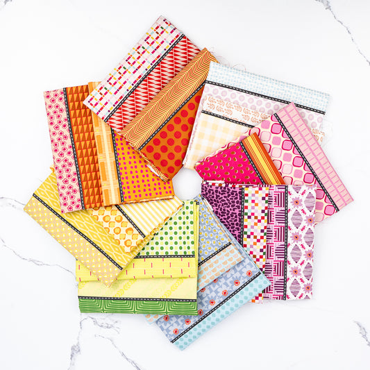 Lollie Jar Half Yard Bundle by Jen Kingwell for Moda (Preorder)