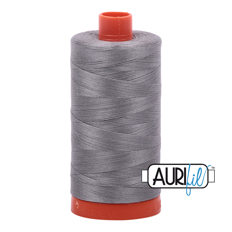 Aurifil Cotton Mako Thread - 50wt - 1300m Spool - Arctic Ice - MK50SC6 2625