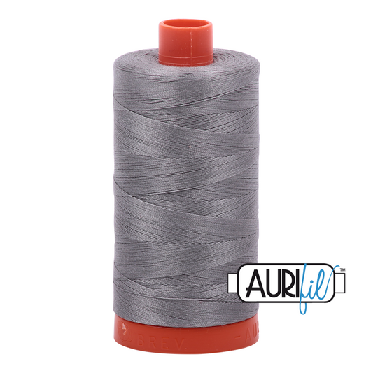 Aurifil Cotton Mako Thread - 50wt - 1300m Spool - Arctic Ice - MK50SP2625