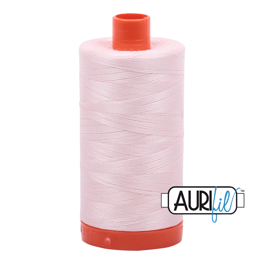 Aurifil Cotton Mako Thread - 50wt - 1300m Spool - Fairy Floss - MK50SP6723