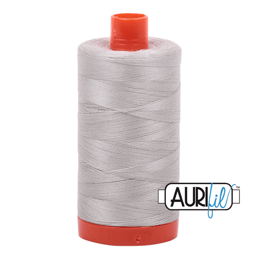Aurifil Cotton Mako Thread - 50wt - 1300m Spool - Moonshine - MK50SP6724