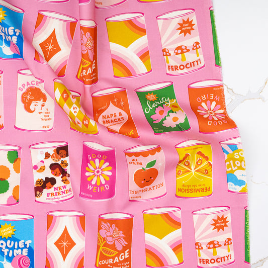 Sparkle Mart - Can-Can in Flamingo - Melody Miller - RS0116 12 - Half Yard (Preorder)
