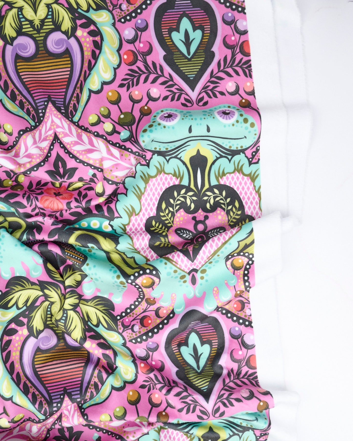 Frog Prince - Prince Charming Déjà Vu MINKY by Tula Pink - Half Yard (Preorder)