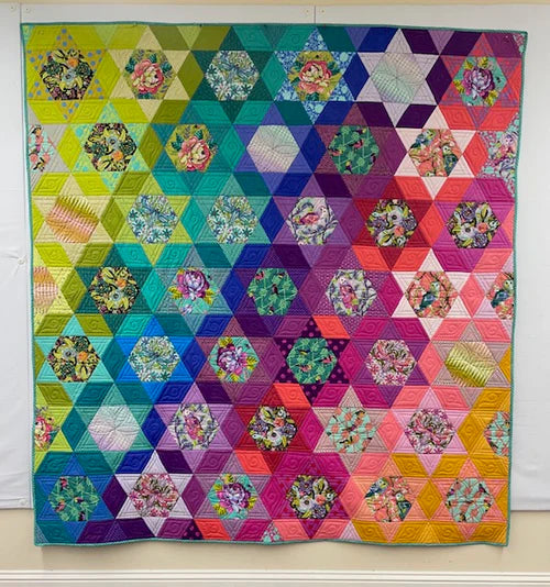 Moonbow Quilt Kit (Moon Garden Collection) by Tula Pink - Quilt Kit