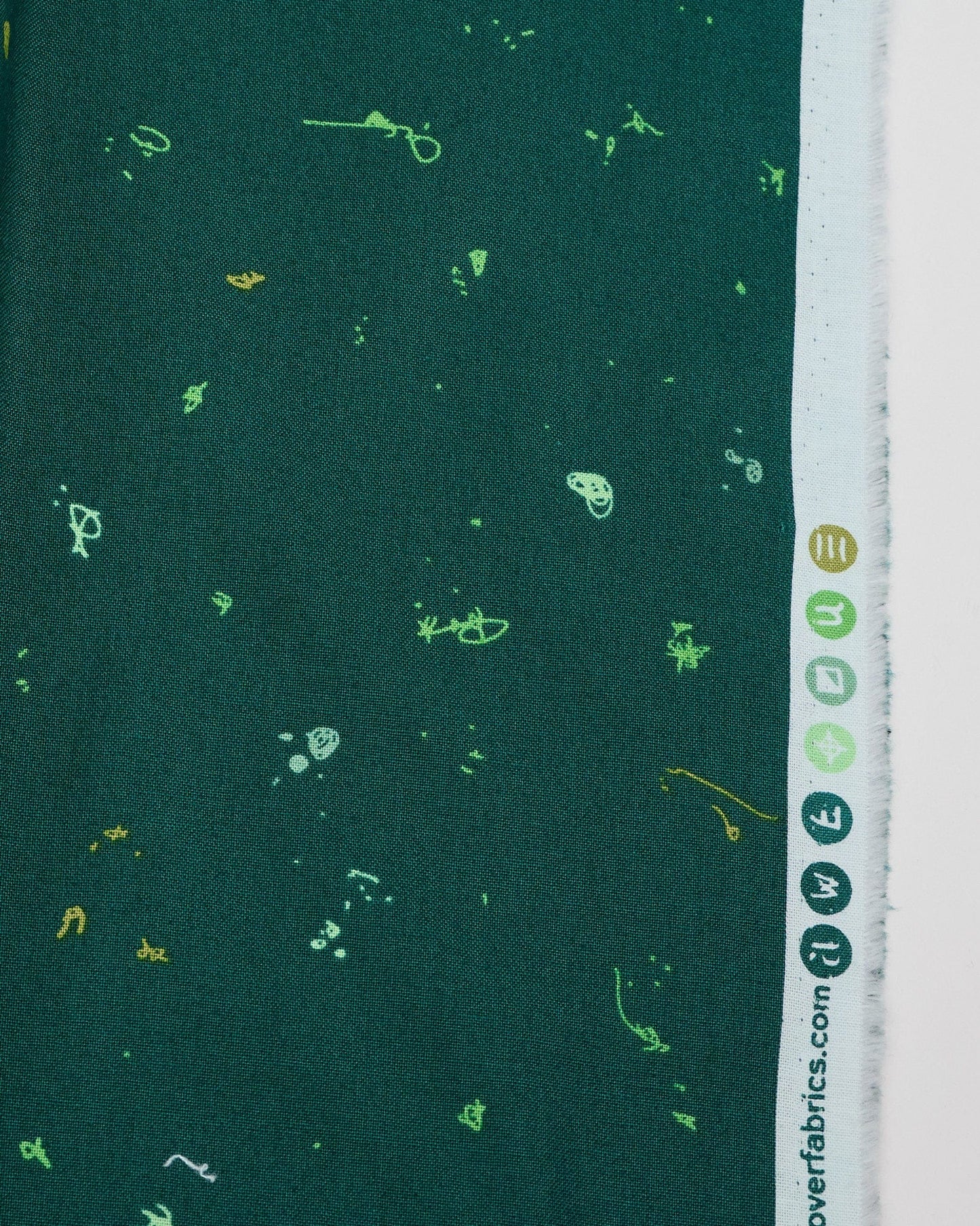 Cotton quilting fabric pattern called 'Motley in Daria'. Part of the 'Motley' fabric collection. Designed by Giucy Giuce for fabric company Andover Fabrics. SKU: A-880-T2. 44-45 inch width.