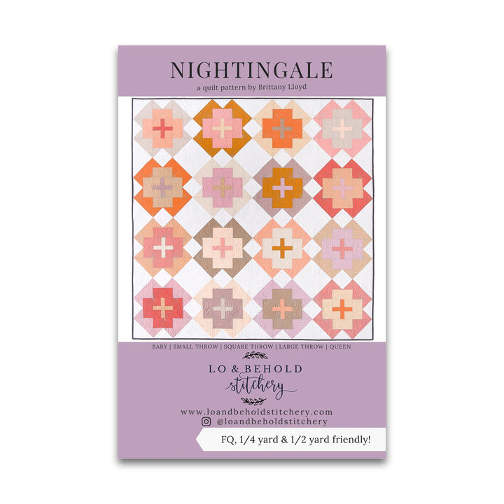 Nightingale - Lo and Behold Stitchery - Paper Pattern - LBS 119