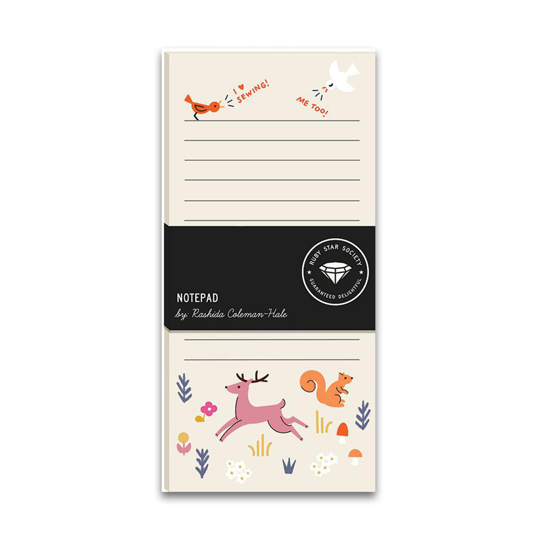 Ruby Star Society - Notepad Woodland 4" x 8.5" - RS7080