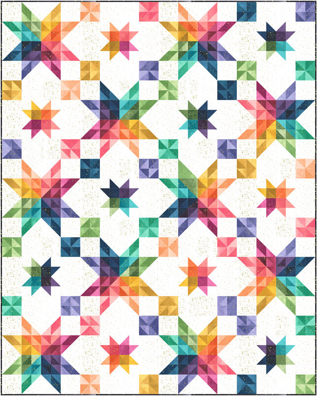 Ombré Galaxy Metallic Quilt Kit - V and Co.