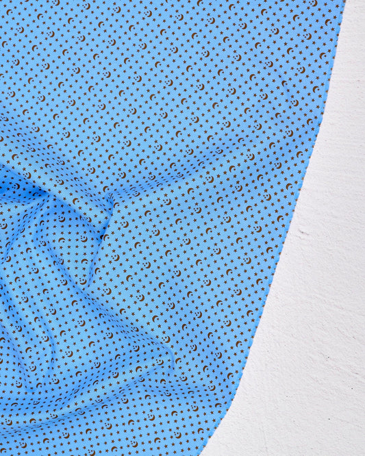 Ooh Lucky Lucky - Moon and Stars in Dusk - Alexia Abegg - RS4118 19 - Half Yard