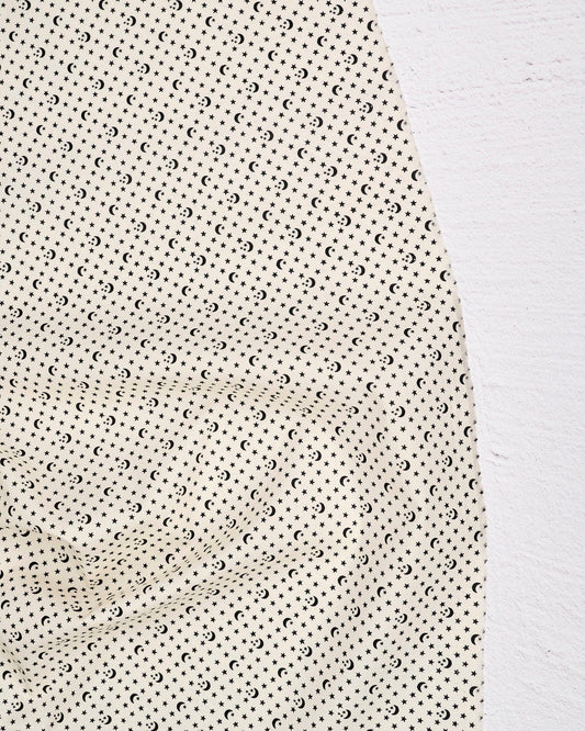 Ooh Lucky Lucky - Moon and Stars in Natural - Alexia Abegg - RS4118 11 - Half Yard