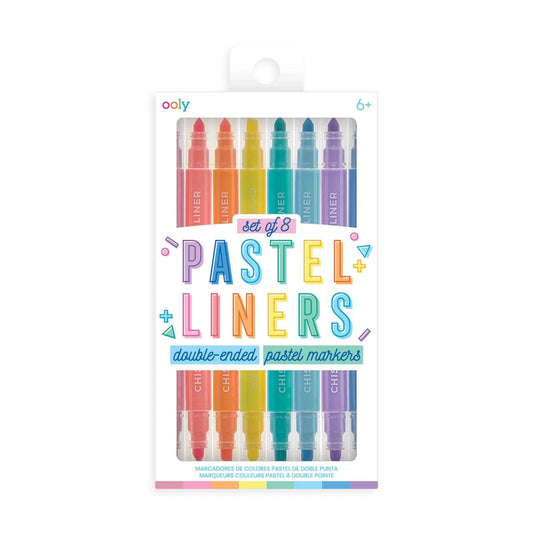 OOLY - Pastel Liner Double Ended Markers - OOLY130-054