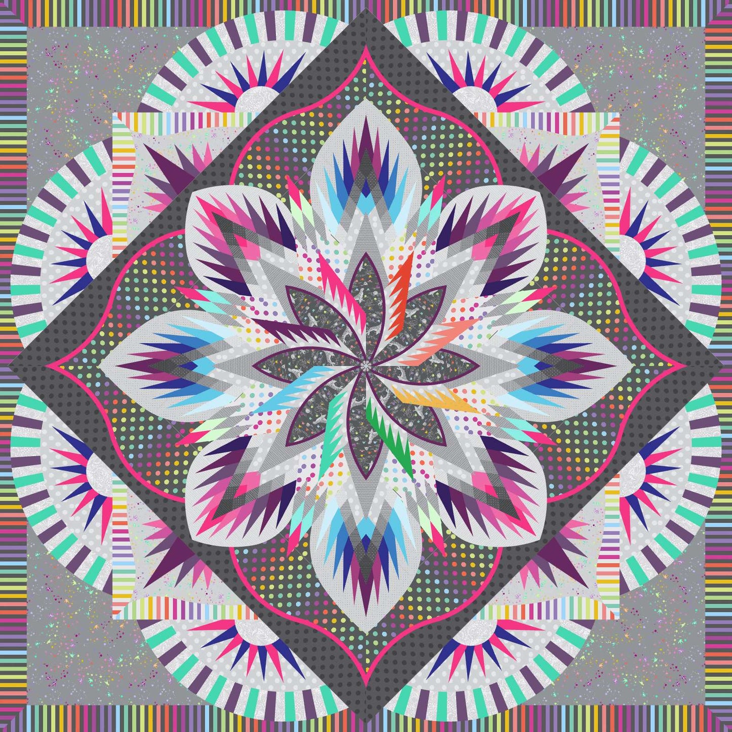 Ornamental Cabbage Quilt Kit - Fabric Only