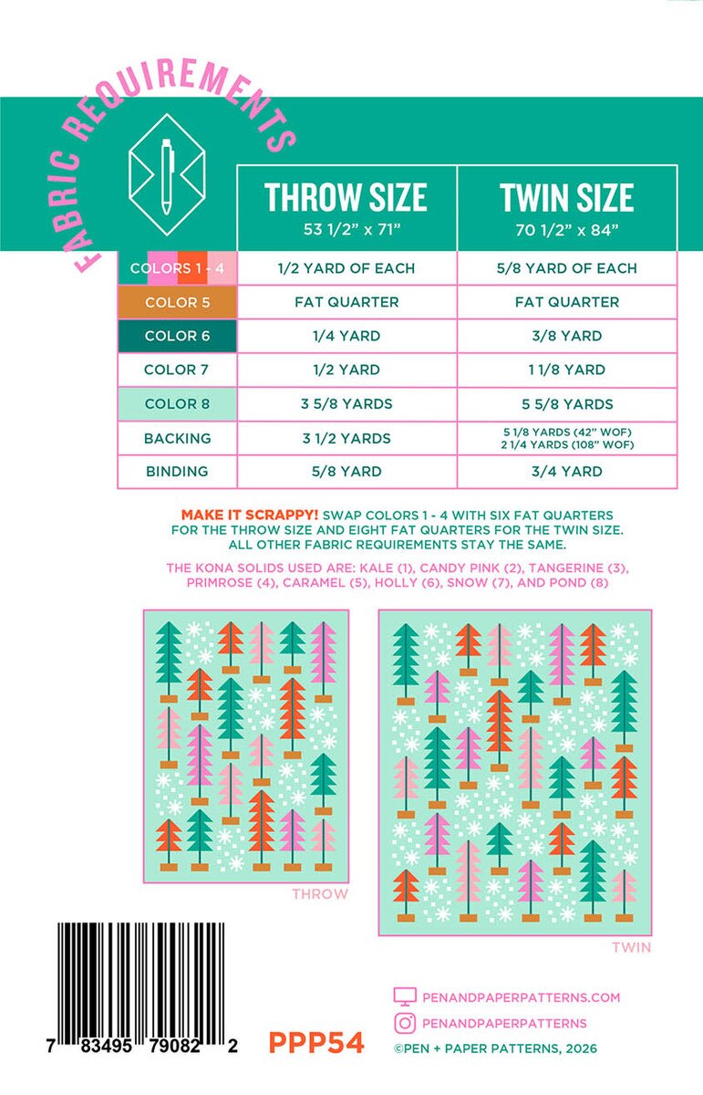 All Spruced Up Pattern by Pen + Paper (Preorder)