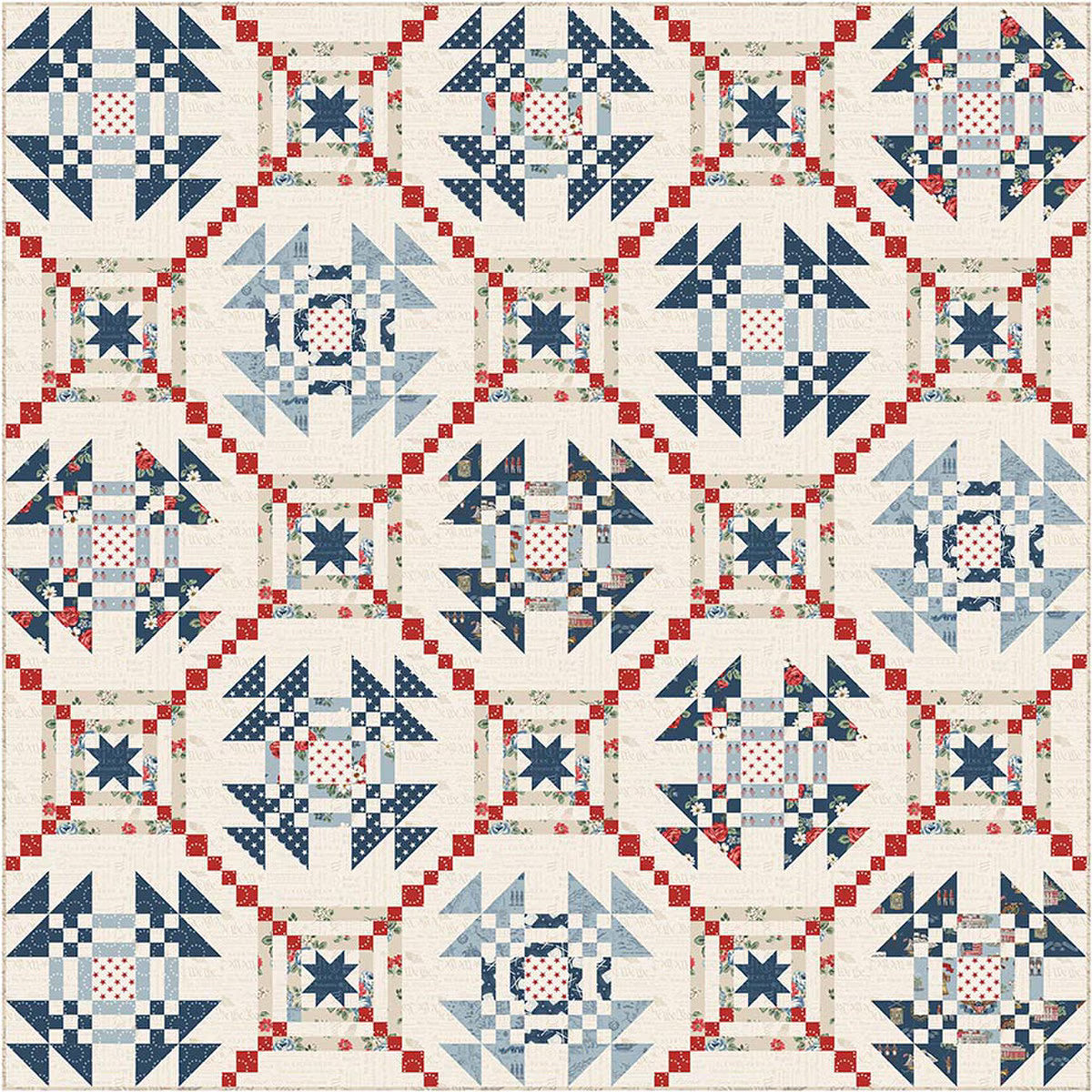 Patriot Dream - Wendy Sheppard - P180-PATRIOTDREAM - Printed Pattern