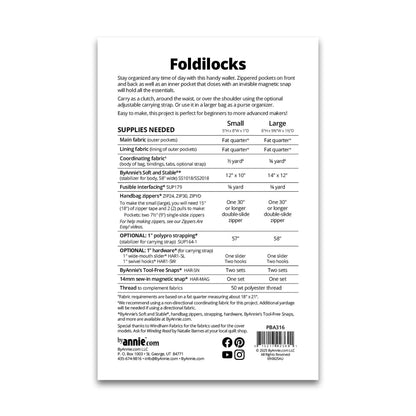 Foldilocks - Patterns by Annie - Paper Pattern - PBA316 (Preorder)