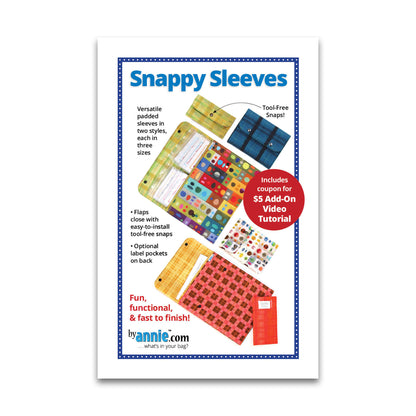 Snappy Sleeves - Patterns by Annie - Paper Pattern - PBA317 (Preorder)
