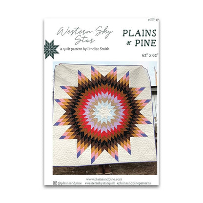 Western Sky Star - Plains and Pine - PP 017 - Printed Paper Pattern