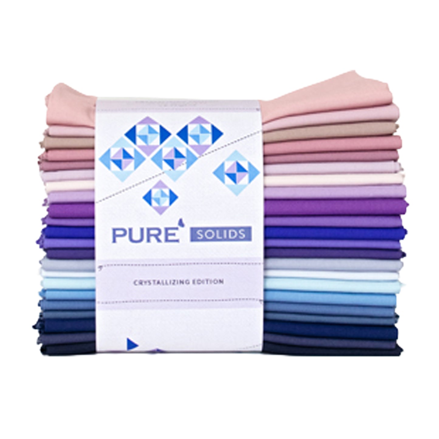 Crystallizing - Pure Solids Fat Quarter Bundle of 22 pcs. - Art Gallery Fabrics