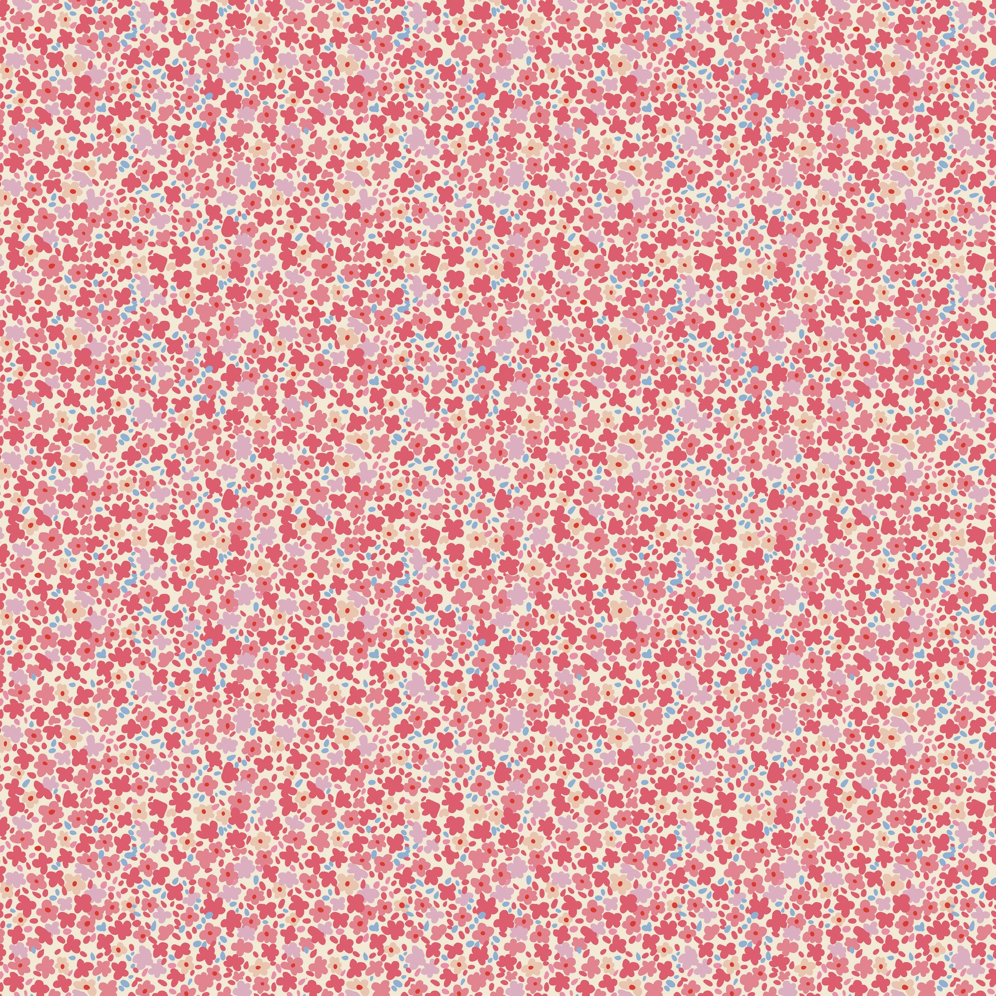 Ditsy in Bloom quilting fabric, part of the Petite Prints fabric collection by August Ellery (SKU: PWAE001.BLOOM)