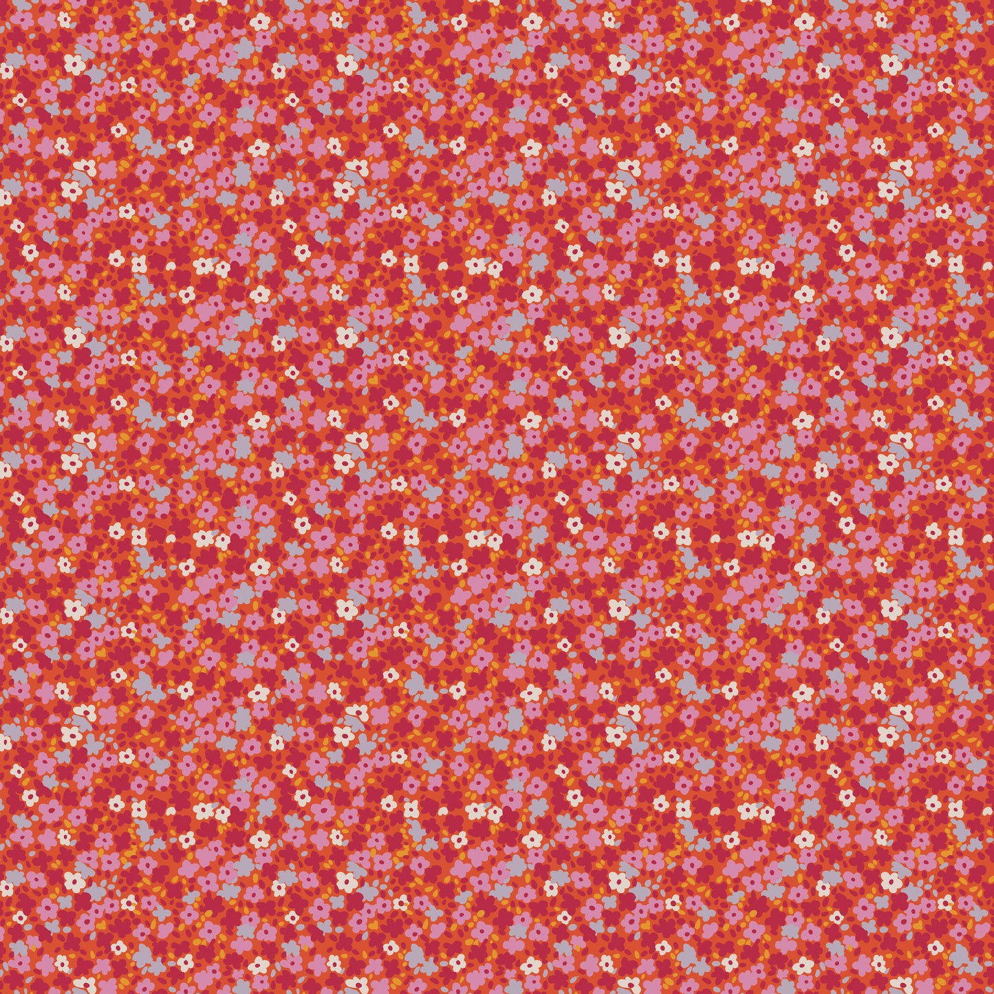 Ditsy in Watermelon quilting fabric, part of the Petite Prints fabric collection by August Ellery (SKU: PWAE001.WATERMELON)